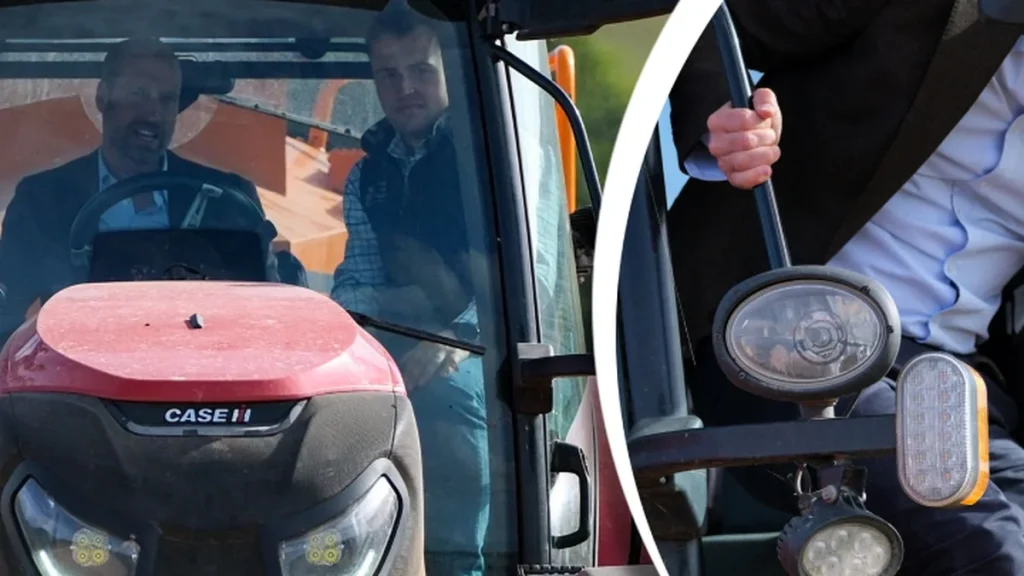 Prinz William auf Traktor: Wie ein 25-Jähriger in Herefordshire den Thronfolger zum Bauer machte